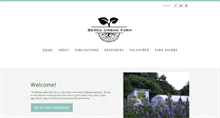 Desktop Screenshot of bereaurbanfarm.org